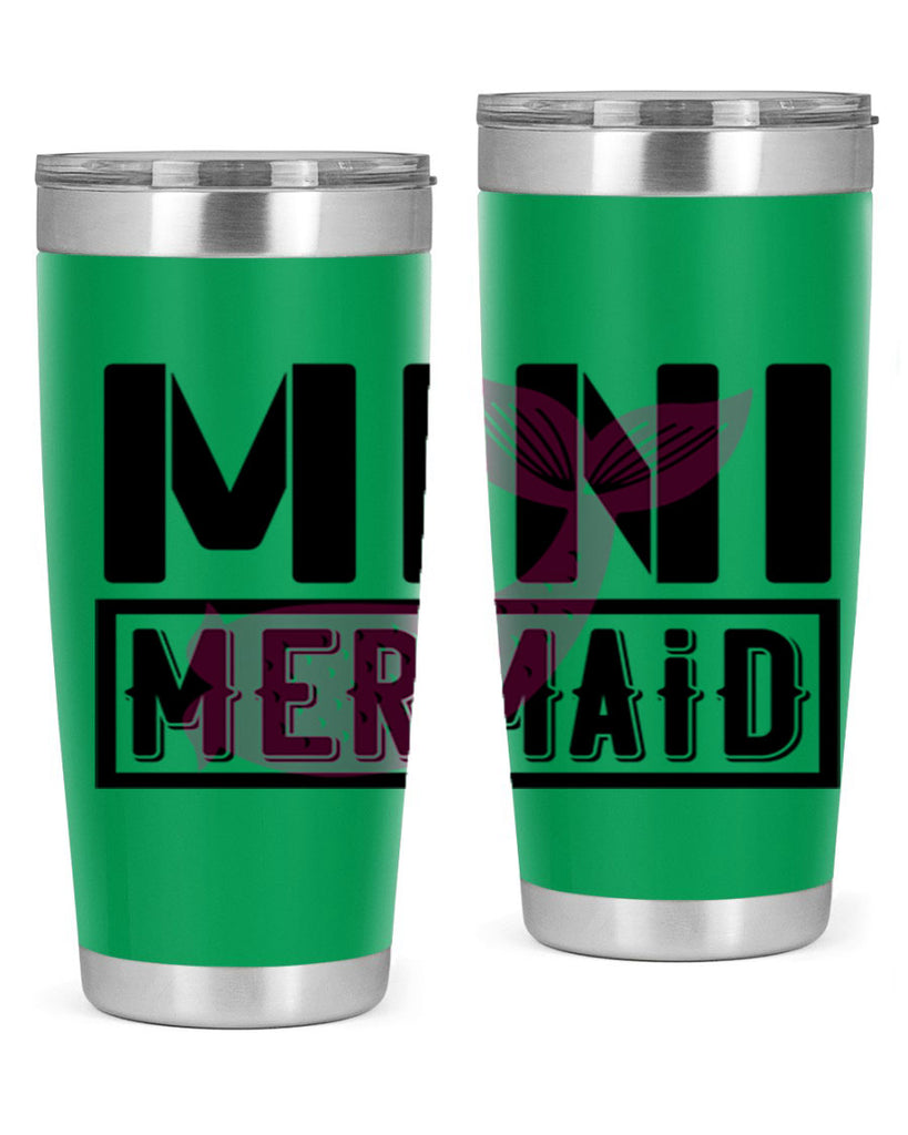Mini mermaid 504#- mermaid- Tumbler