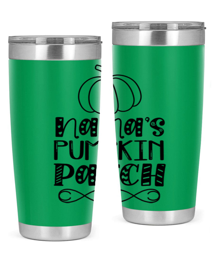 Nana s Pumpkin Patch 439#- fall- Tumbler