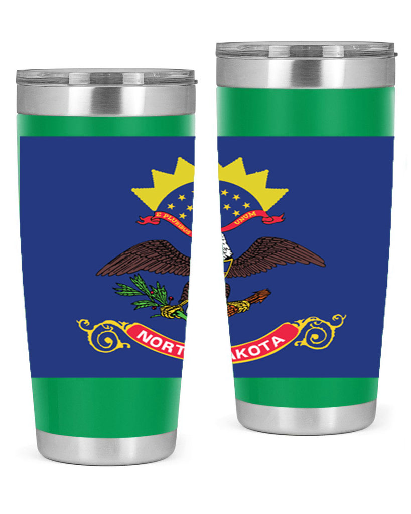 North Dakota 18#- Us Flags- Tumbler