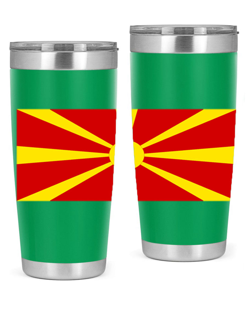 North Macedonia 69#- world flags- Tumbler