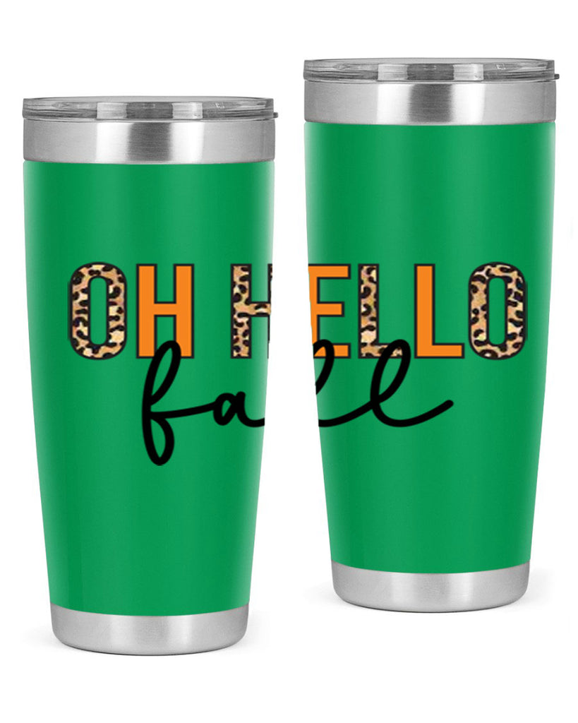 Oh hello fall 451#- fall- Tumbler
