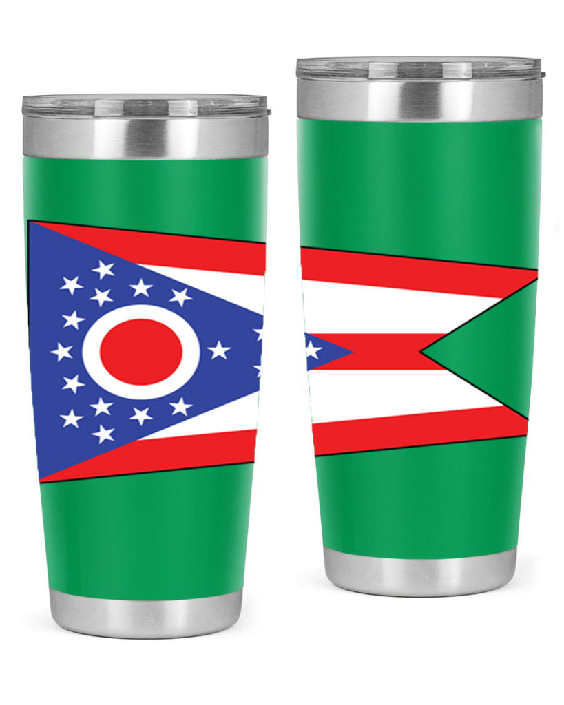 Ohio 17#- Us Flags- Tumbler