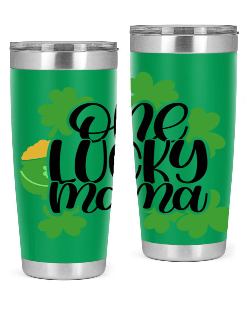 One Lucky Mama Style 42#- St Patricks Day- Tumbler