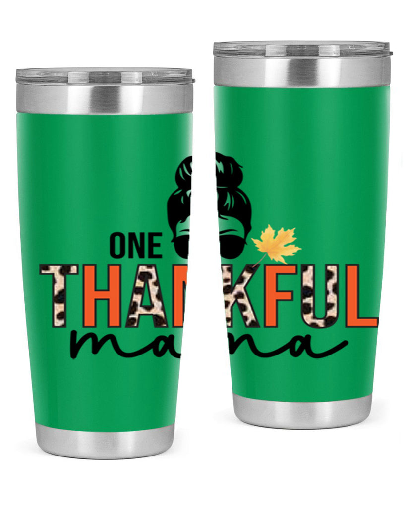 One thankful mama 463#- fall- Tumbler