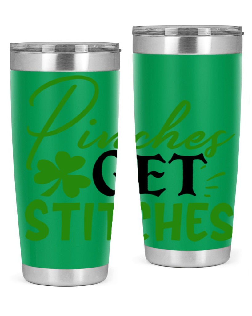 Pinches Get Stitches Style 147#- St Patricks Day- Tumbler