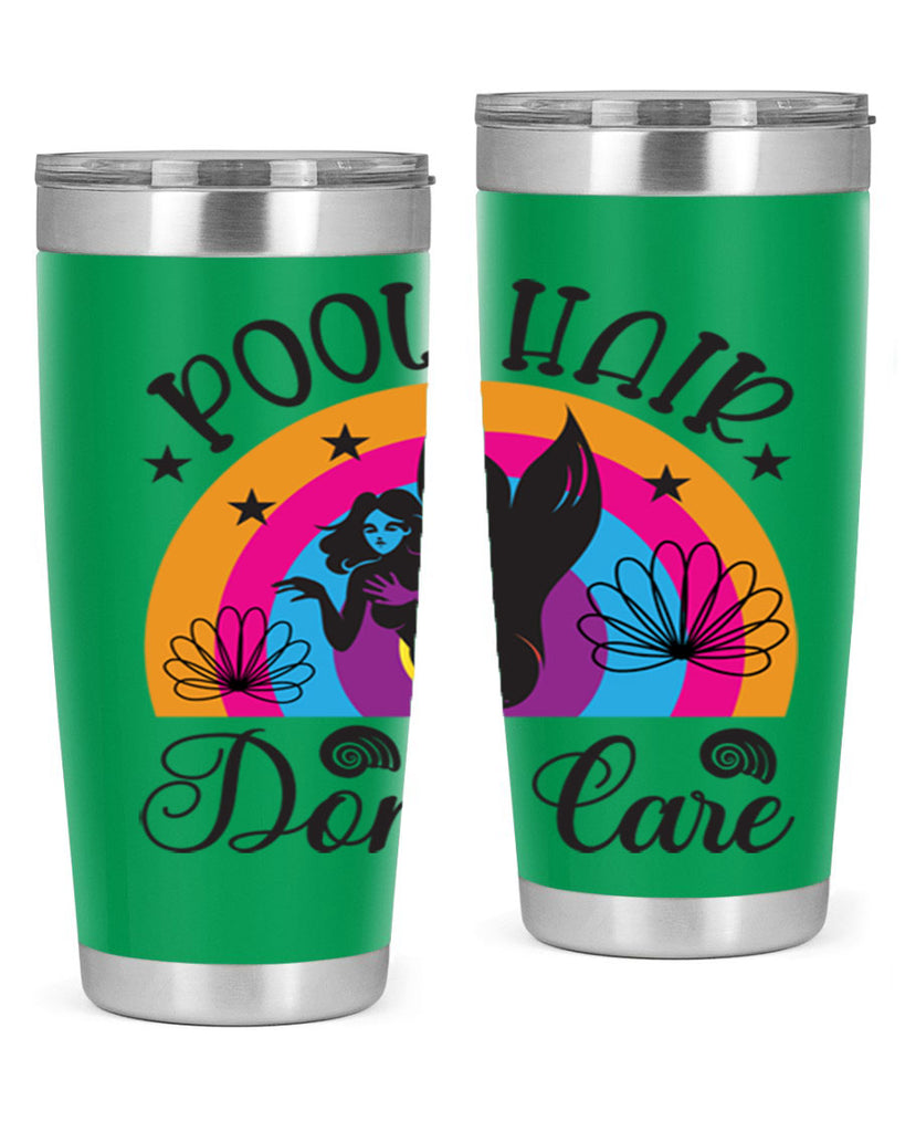 Pool hair dont care 541#- mermaid- Tumbler