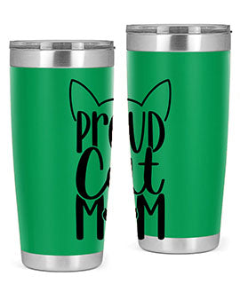 Pround Cat Mom Style 103#- cat- Tumbler