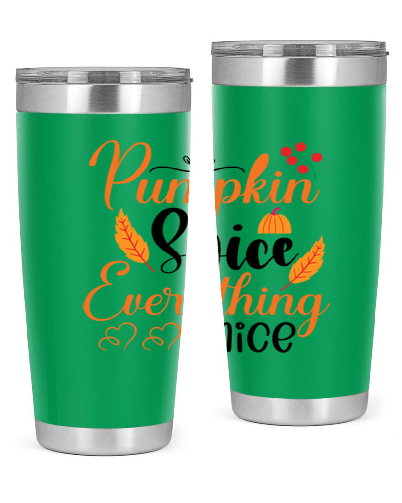 Pumpkin Spice Everything Nice 543#- fall- Tumbler