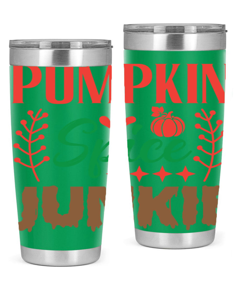 Pumpkin Spice Junkie 547#- fall- Tumbler
