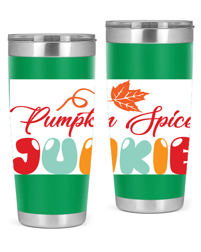 PumpkinSpiceJunkiedesign 569#- fall- Tumbler