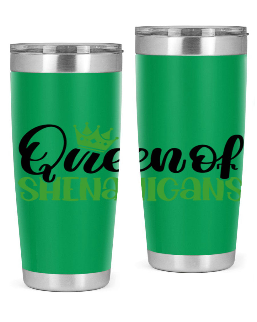 Queen Of Shenanigans Style 36#- St Patricks Day- Tumbler