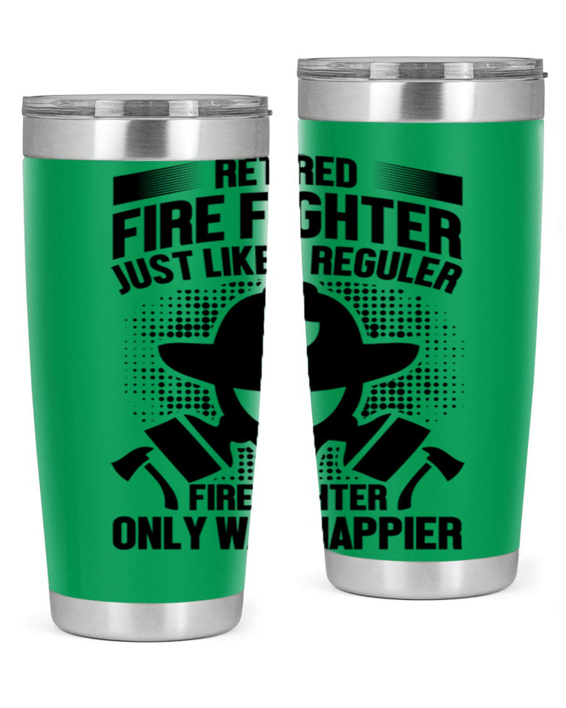 Retired fire Style 40#- fire fighter- tumbler