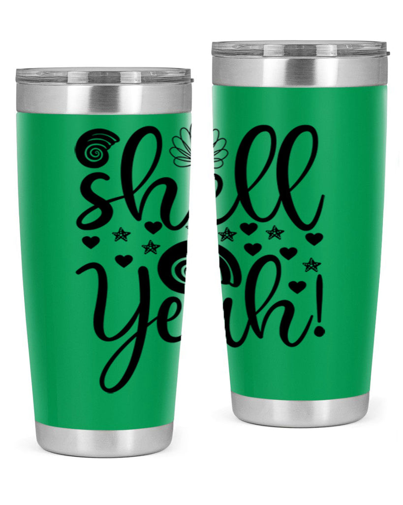 SHELL YEAH design 598#- mermaid- Tumbler