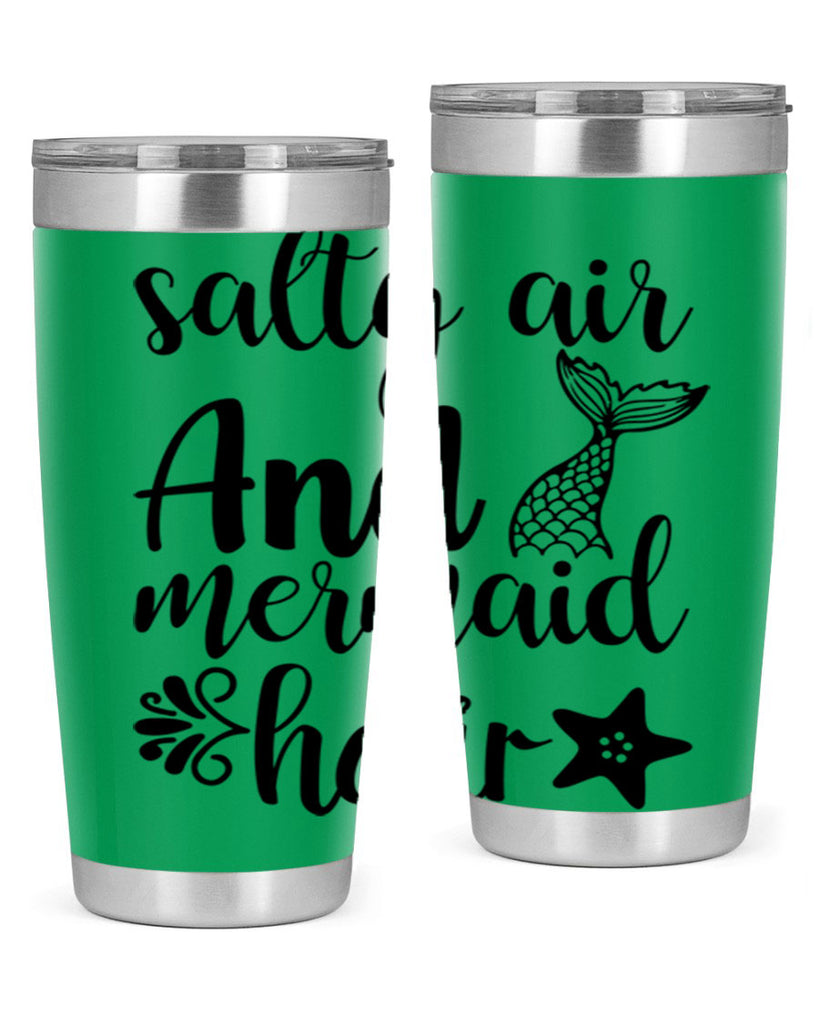 Salty air and mermaid hair 568#- mermaid- Tumbler