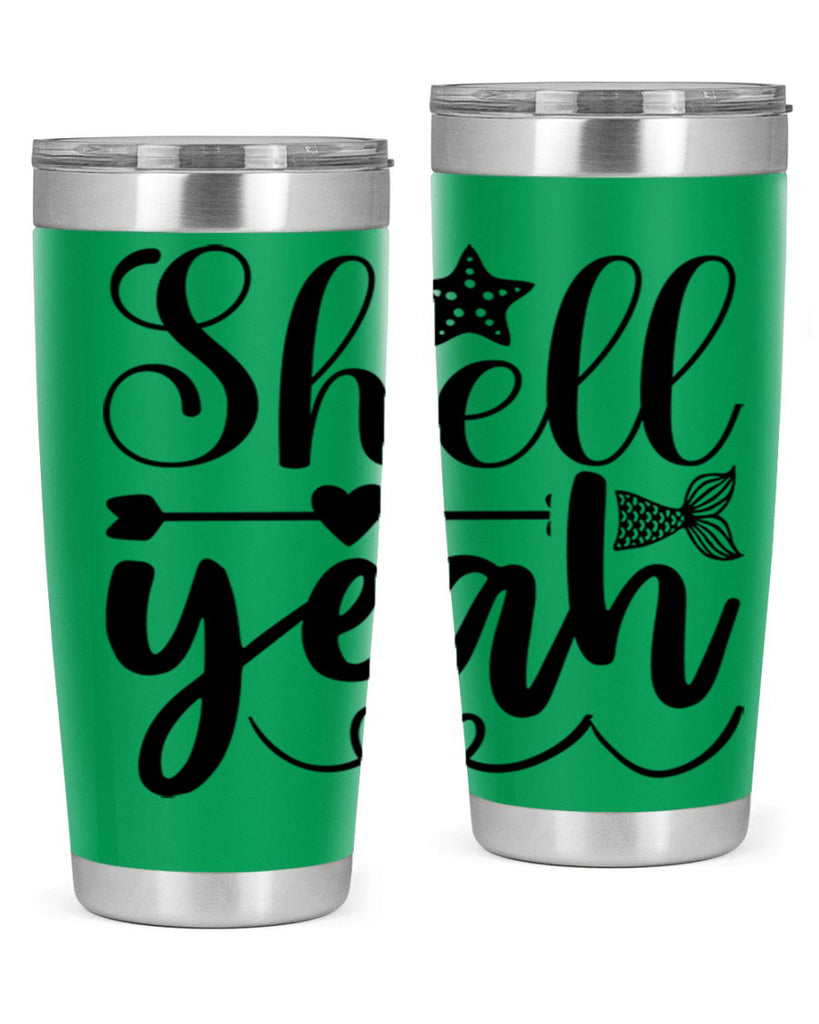 Shell Yeah 593#- mermaid- Tumbler