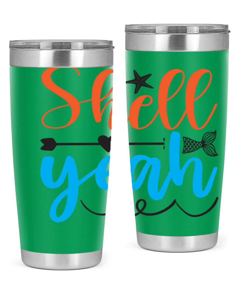 Shell Yeah 594#- mermaid- Tumbler