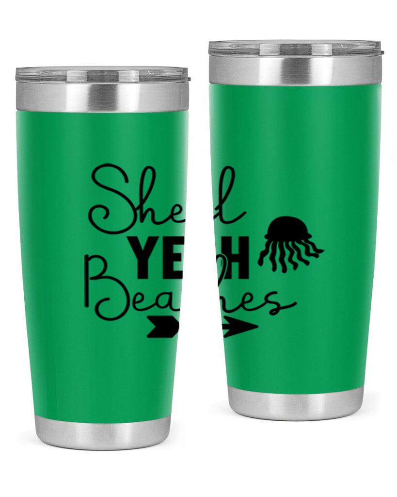 Shell Yeah Beaches 588#- mermaid- Tumbler