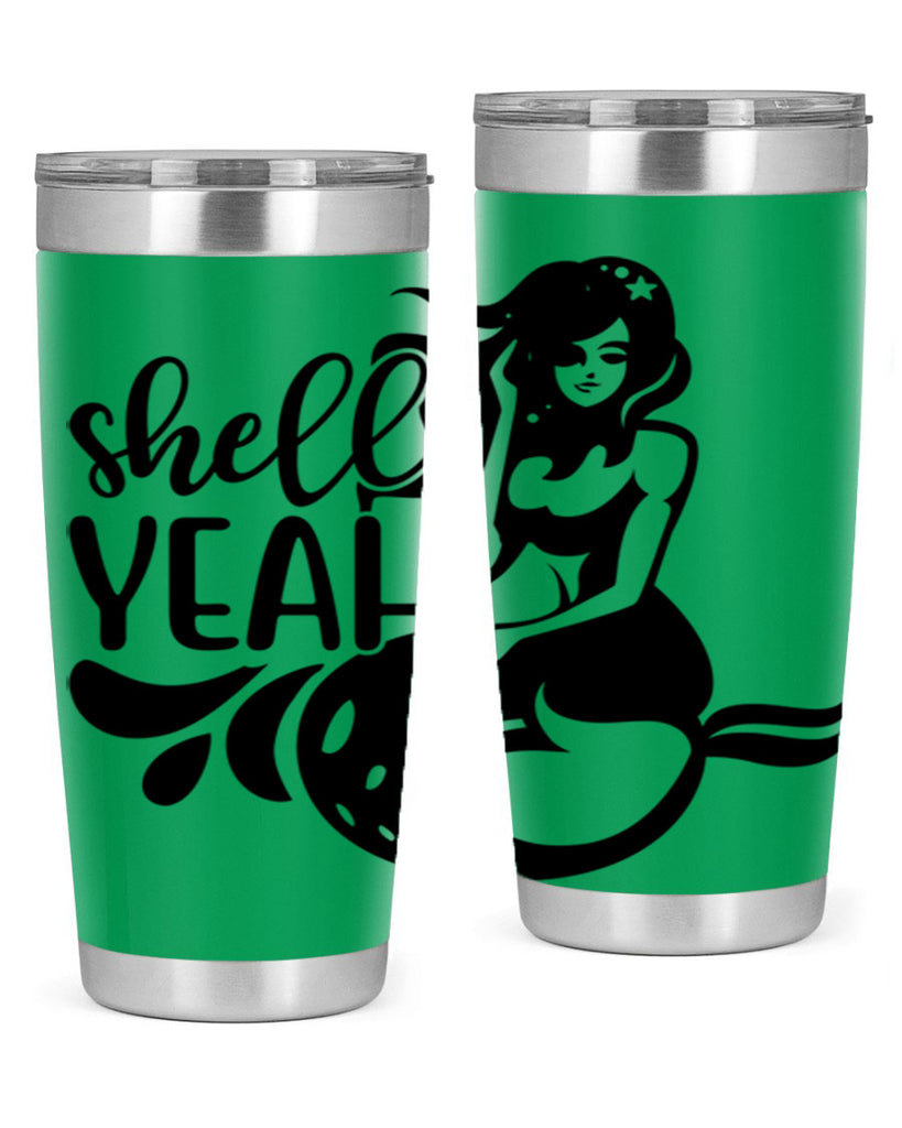 Shell yeah 596#- mermaid- Tumbler