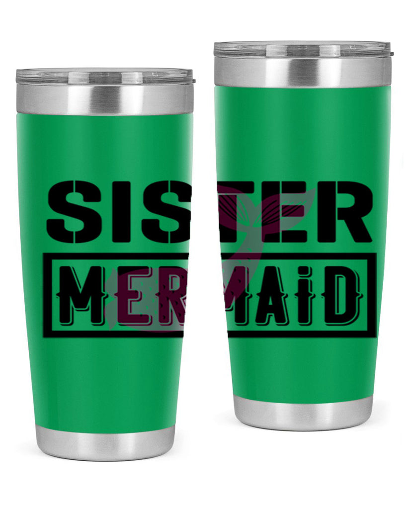 Sister mermaid 600#- mermaid- Tumbler