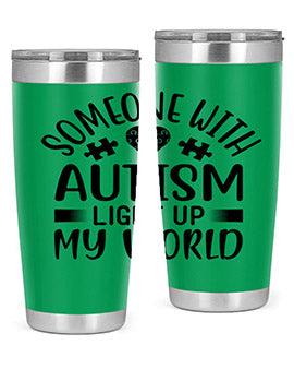 Some one with Style 50#- autism- Tumbler