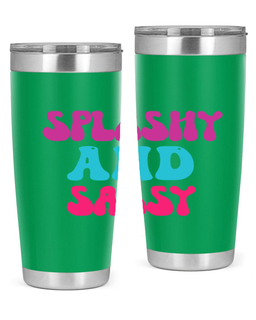 Splashy And Sassy 622#- mermaid- Tumbler