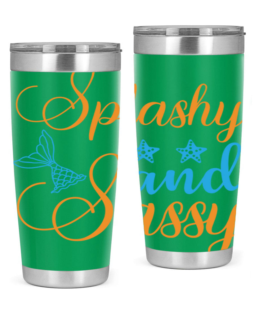 Splashy and Sassy Design 625#- mermaid- Tumbler