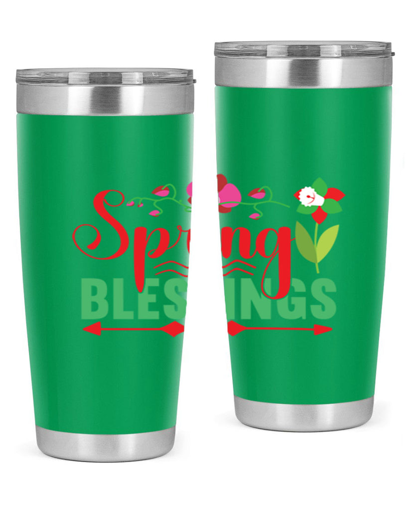 Spring Blessings 418#- spring- Tumbler