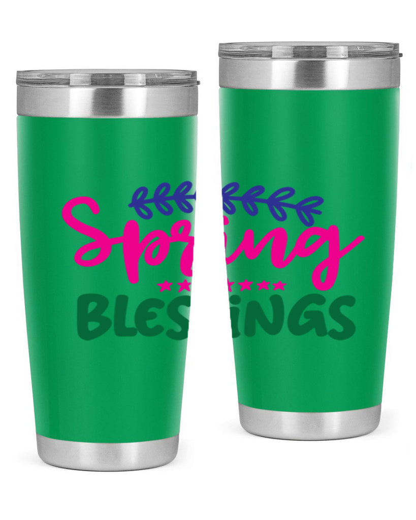 Spring Blessings 419#- spring- Tumbler