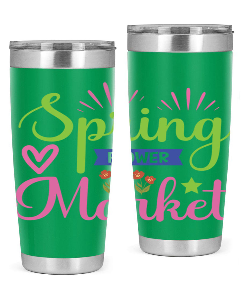 Spring Flower Market  487#- spring- Tumbler