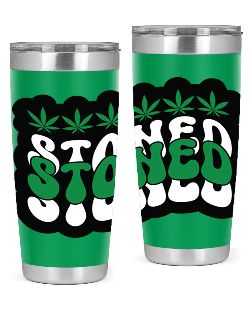 Stoned 255#- marijuana- Tumbler