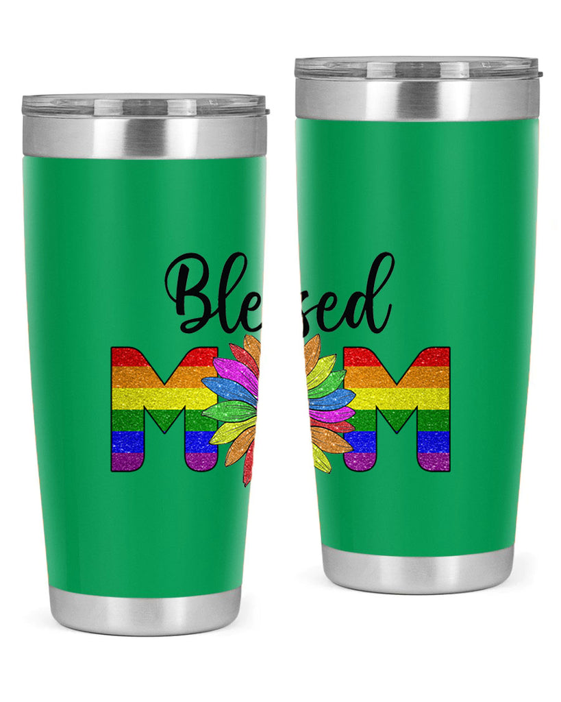 Sunflower Lgbt Blessed Mom  51#- lgbt- Tumbler