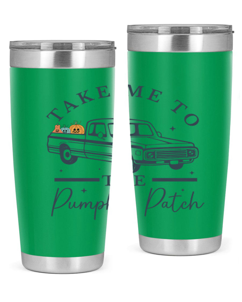 Take Me To The Pumpkin Patch 593#- fall- Tumbler