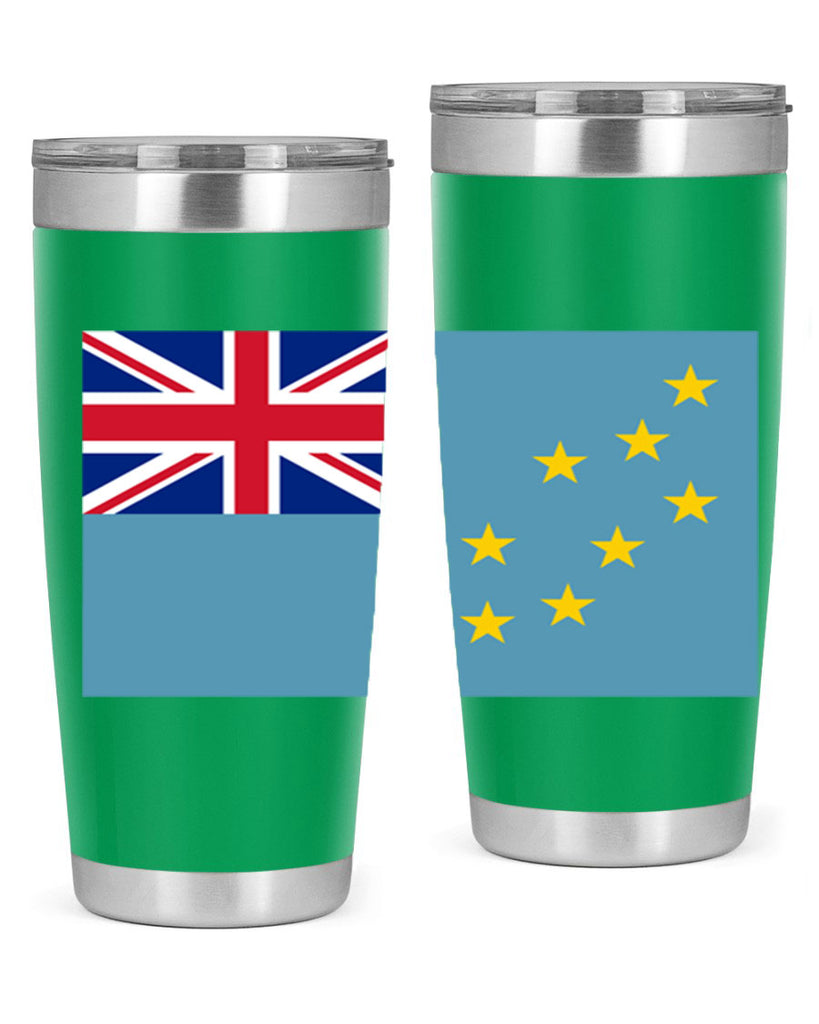 Tuvalu 15#- world flags- Tumbler