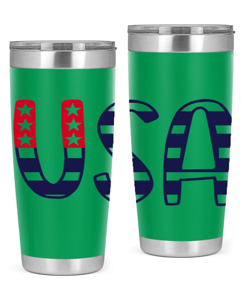 USA Style 184#- Fourt Of July- Tumbler