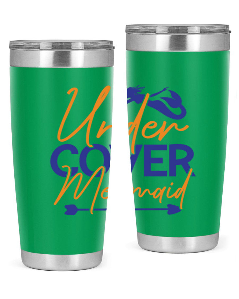 Under Cover Mermaid 636#- mermaid- Tumbler