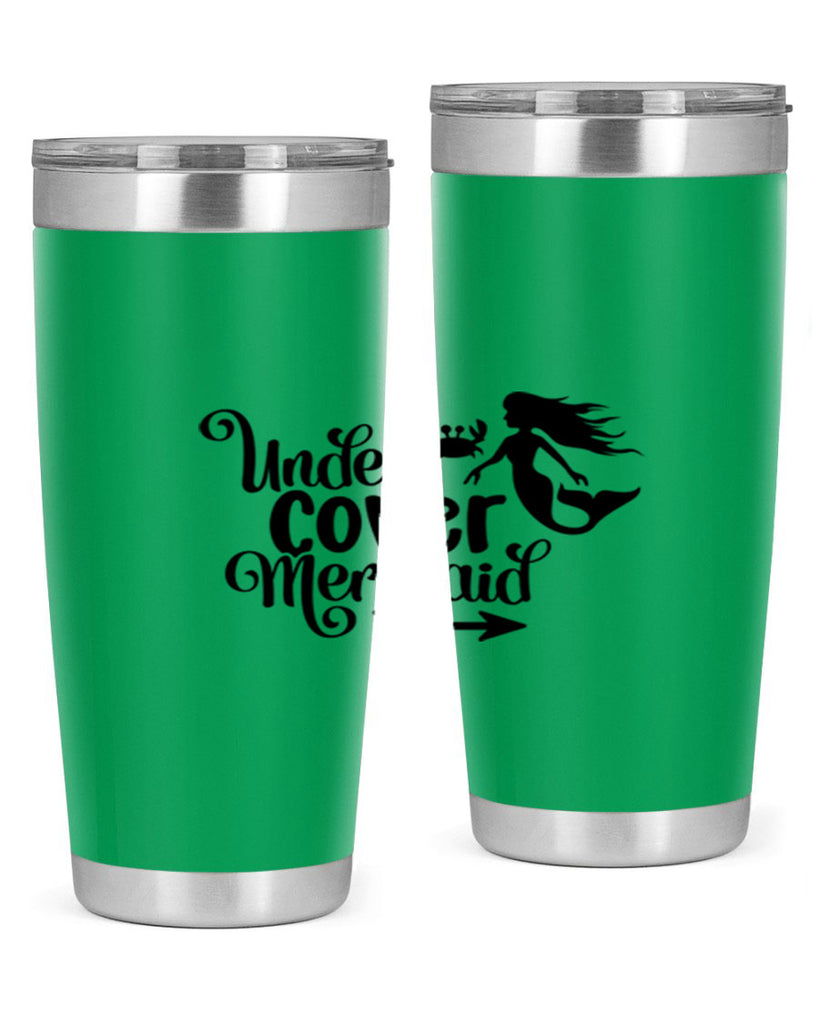 Under Cover Mermaid 641#- mermaid- Tumbler