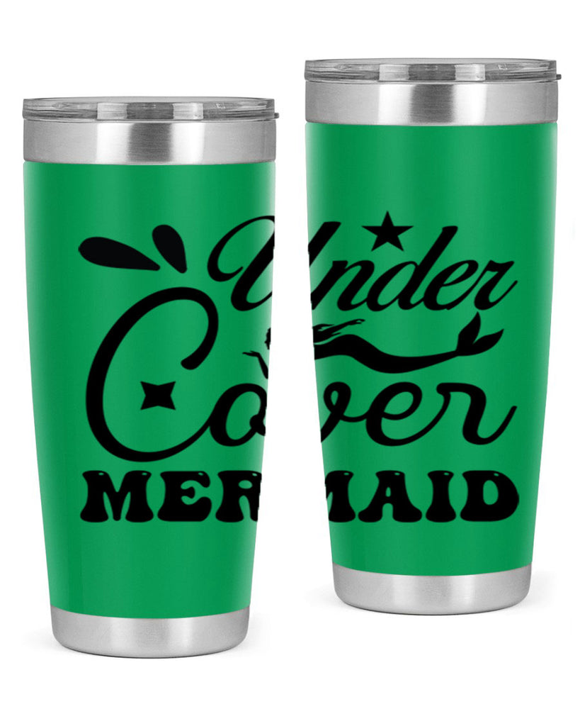 Under cover mermaid 646#- mermaid- Tumbler