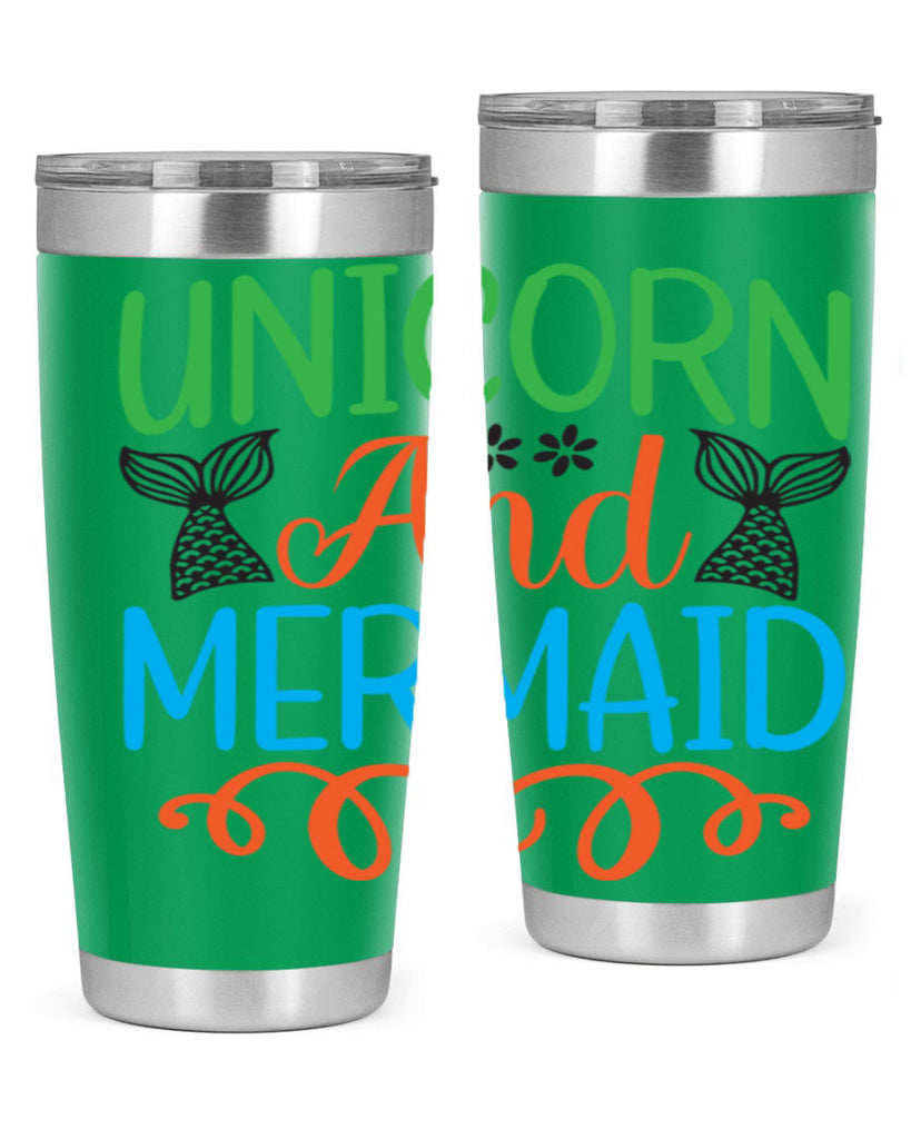 Unicorn And Mermaid 659#- mermaid- Tumbler