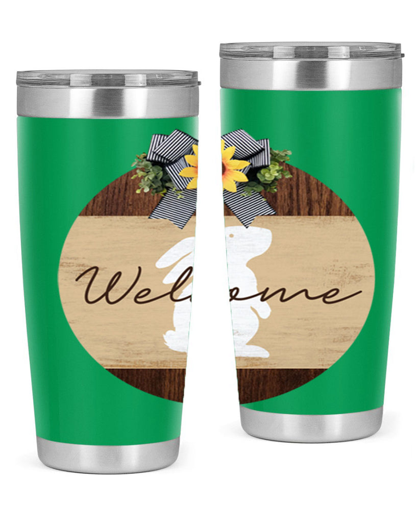 Welcome Bunny Mockup568#- spring- Tumbler