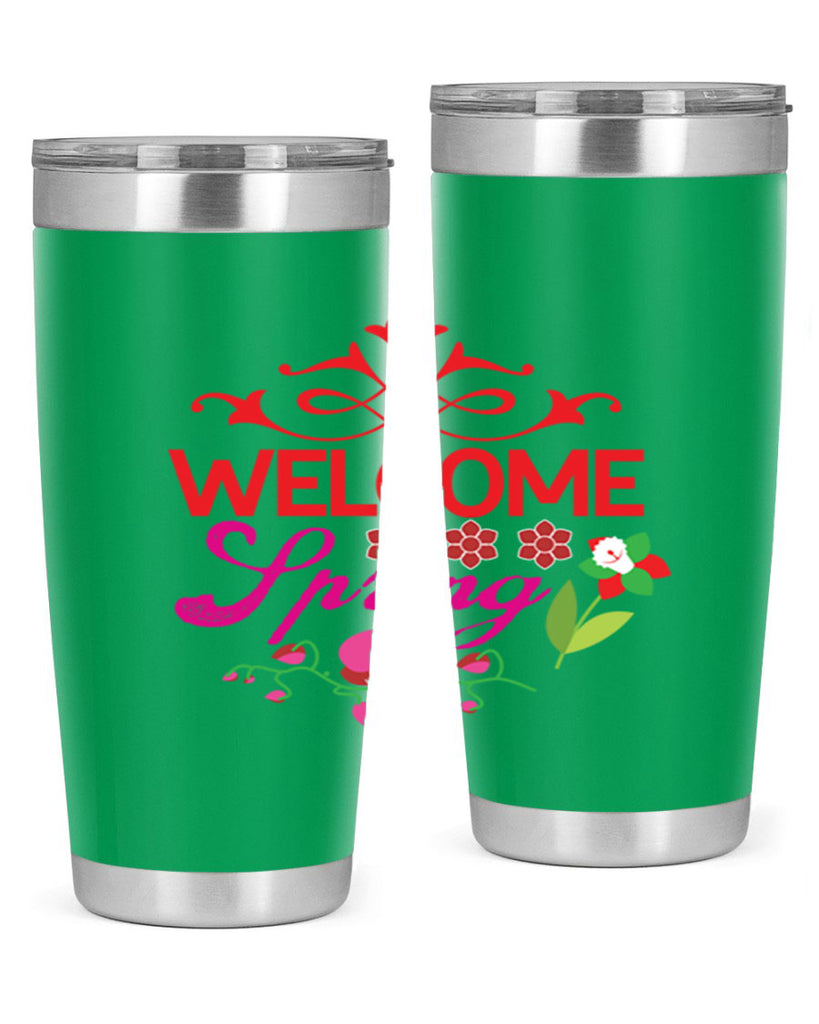 Welcome Spring 580#- spring- Tumbler