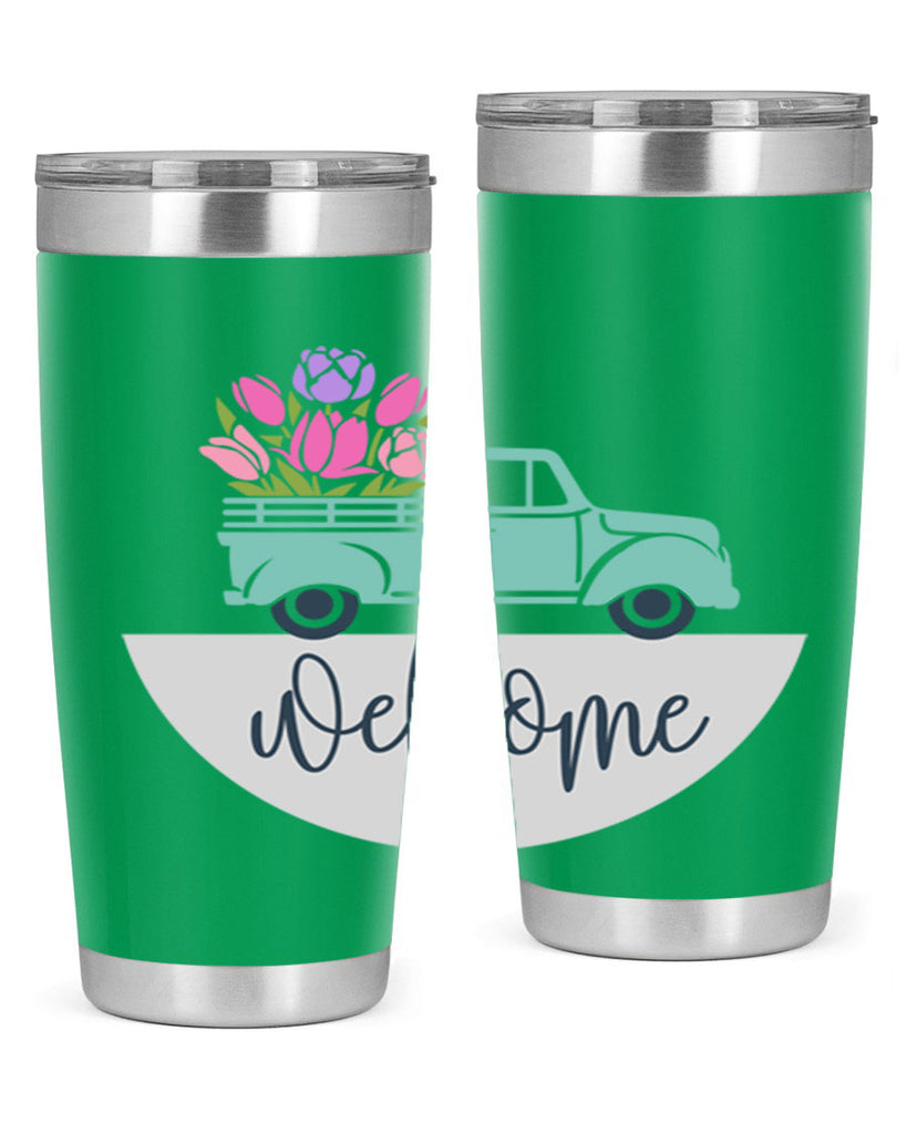 Welcome spring truck579#- spring- Tumbler