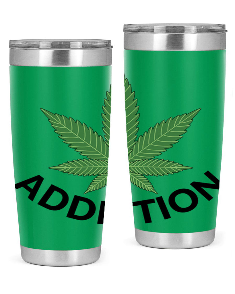 addiction cannabis 8#- marijuana- Tumbler