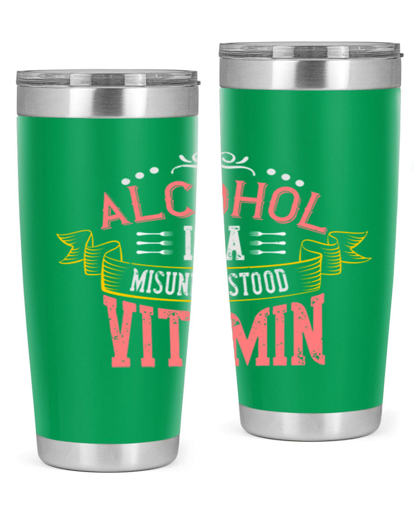 alcohol is a misunderstood vitamin 50#- cooking- Tumbler
