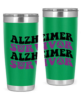 alzheimer survivor 9#- alzheimers- Tumbler