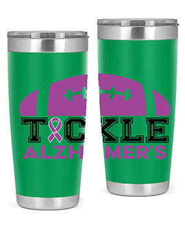 alzheimers awareness style 110#- alzheimers- Tumbler