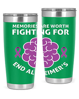 alzheimers awareness style 34#- alzheimers- Tumbler