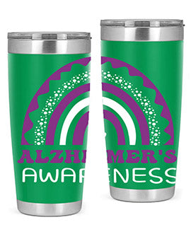 alzheimers awareness style 46#- alzheimers- Tumbler