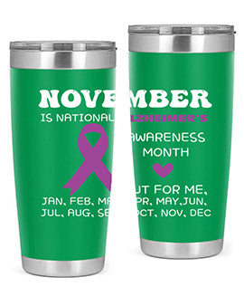 alzheimers awareness style 51#- alzheimers- Tumbler