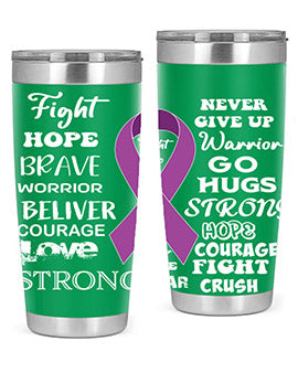 alzheimers awareness style 64#- alzheimers- Tumbler