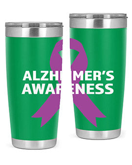 alzheimers awareness style 78#- alzheimers- Tumbler